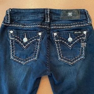 Miss Me Women's Mid-Rise Bootcut Jeans, size 27.  Lightly worn.